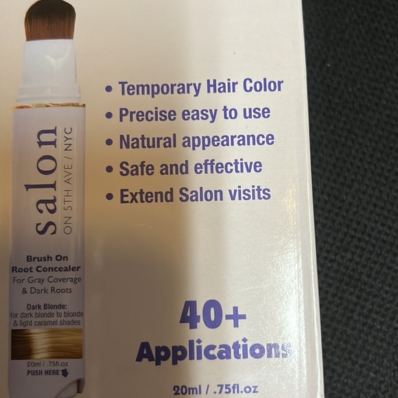 Salon on 5th Ave/NYC Brush On Root Concealer in Dark Blonde NIB - Picture 2 of 7